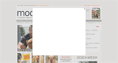 Desktop Screenshot of moderndogmagazine.com